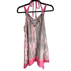 LE PINK Silk & Cotton Mini | 3-in-1 Beach Coverup, Tunic & Dress| Resort